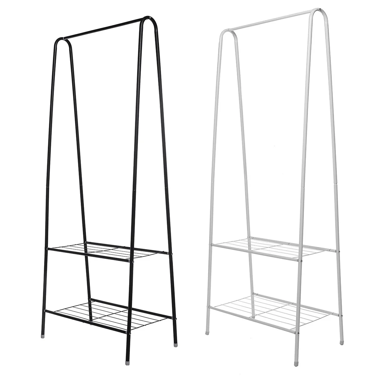 

Iron Coat Rack Clothes Holder Storage Rack Garment Display Hanger Home Organizer Shelf Living Room Home Furniture 2 Colors