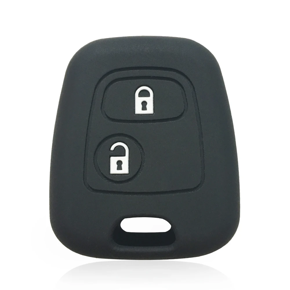 2 кнопки дистанционного ключа держатель корпус чехол для Citroen C1 C3 Berlingo Peugeot 206 307 107