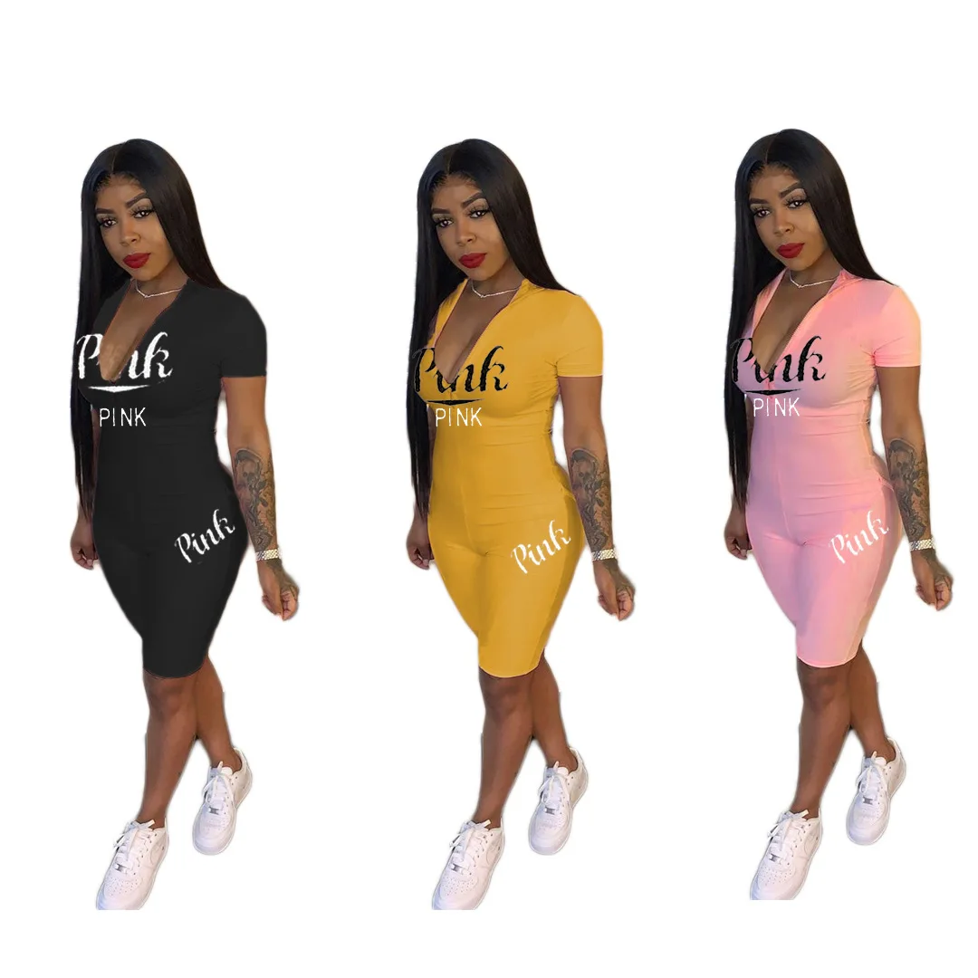 

Letter Pink 2021 Hot Sale New Design style Women Casual Clothing Sweatwear Sweet Sexy Fashion Soft Good Fabric cool soft P1074