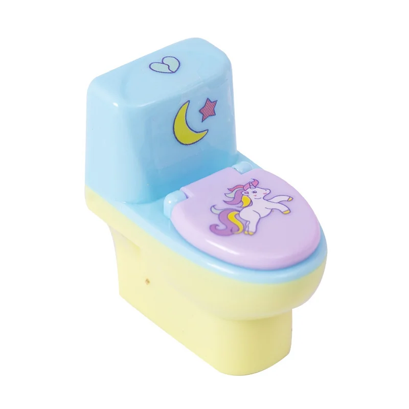 

1 Piece Stationery Creative Toilet Shape Cartoon Unicorn Pencil Sharpener Office Supply Gift Kawaii School Accessories