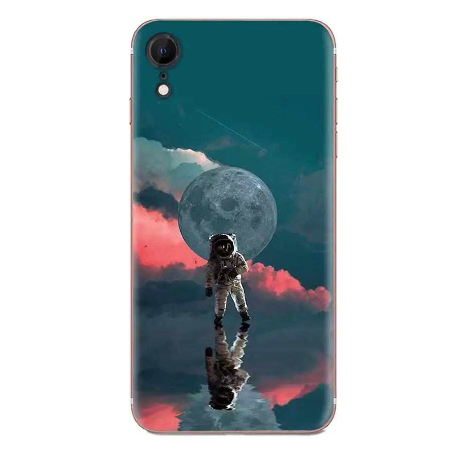 Подвеска в виде космонавта и планеты космическая Вселенная Луна для Xiao mi 3 4 4C 4i 5 5S