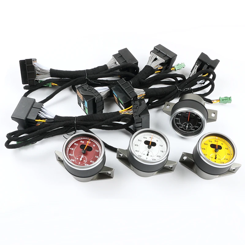 

interior accessores front dashboard panel stopwatch for 718 GTS cayman boxster