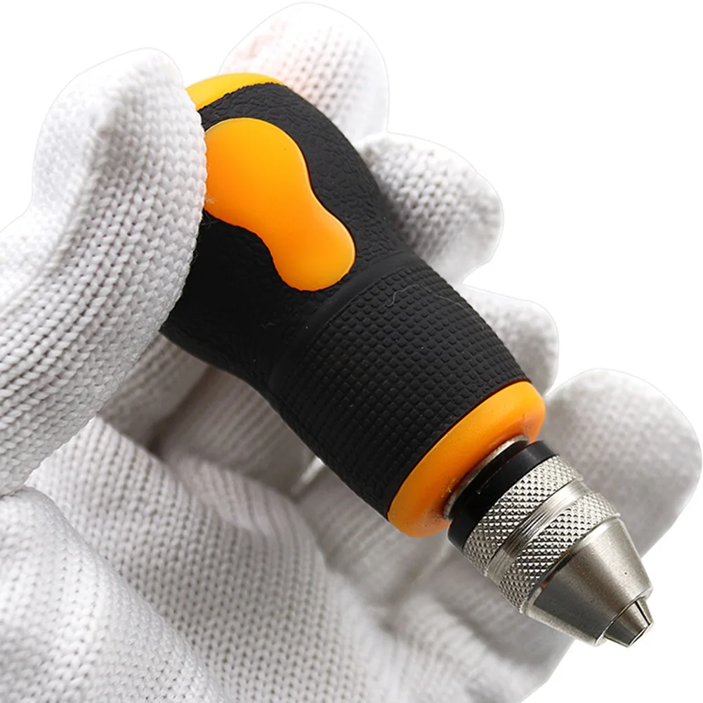 

Micro Mini Portable Small 3.54" 90mm Hand Drill+10pc Drill Bits Set Tool 1/1.5/2/2.5/3mm High Precision Hold 0.5-3.2mm Drill Bit