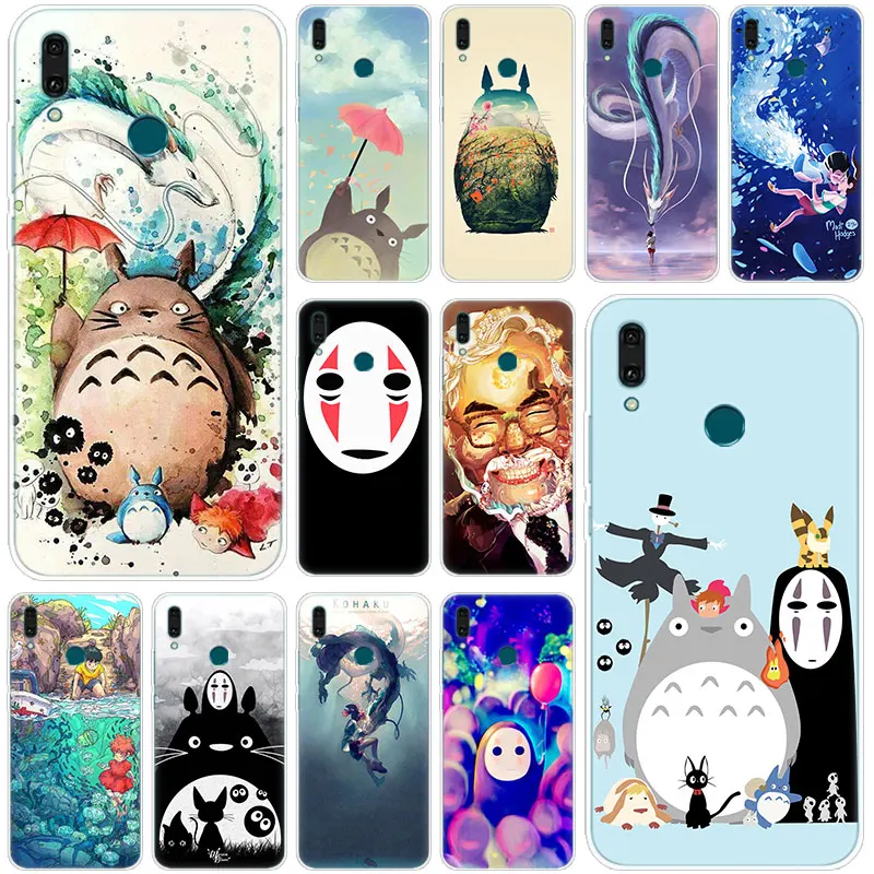 Горячая аниме студия Ghibli Тоторо силиконовый чехол для телефона Huawei Mate 30 20 10 Lite Pro Y9