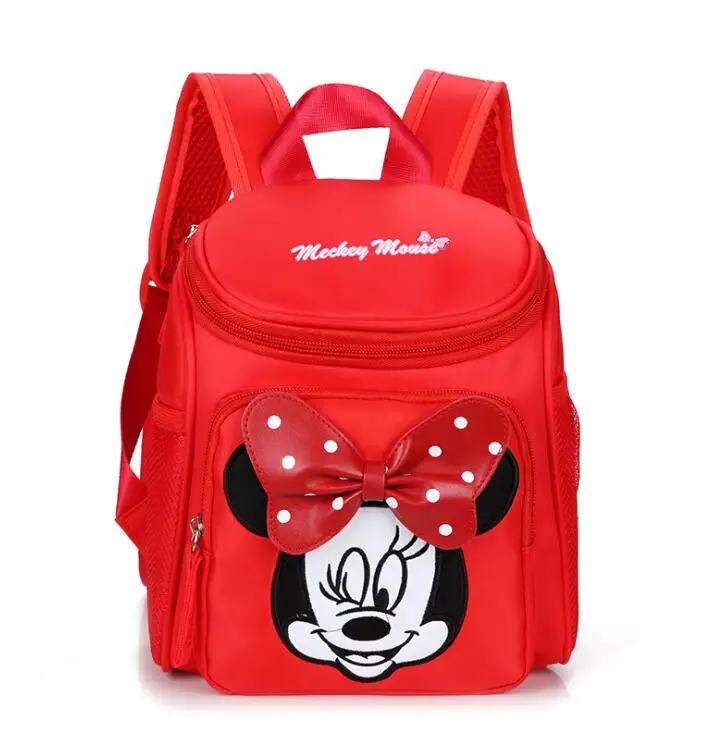 Детский Школьный рюкзак Disney с героями мультфильмов, детский сад, милый мини-рюкзак для маленьких девочек с изображением Человека-паука и Ми...