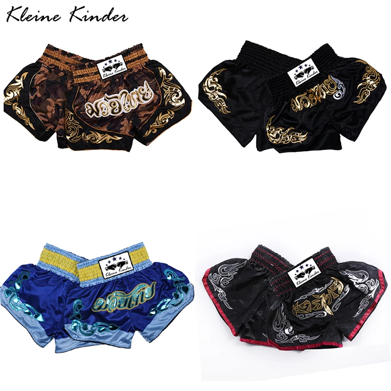 

Men's Boxing Pants MMA Muay Thai Shorts Men Women Sanda Fighting Kickboxing Shorts Kids Boy Girl Boxeo Training Competition Wear