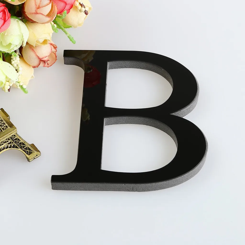 26 Letters DIY 3D Mirror Acrylic Wall Sticker Decals Home Decor Art Mural Modern Product JMSS | Дом и сад