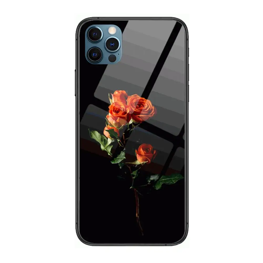 

Bright Red Rose Flowers Fashion Phone Case cover For OPPO A91 9 83 79 92s 5 F9 A7X Reno2 Realme6pro 5 black tpu cell cover
