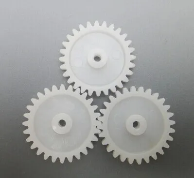 

Wholesale spindle monolayer plastic gear modulus M1 tooth 28 torque 3.1mm aperture motor gear DIY model toy car accessories