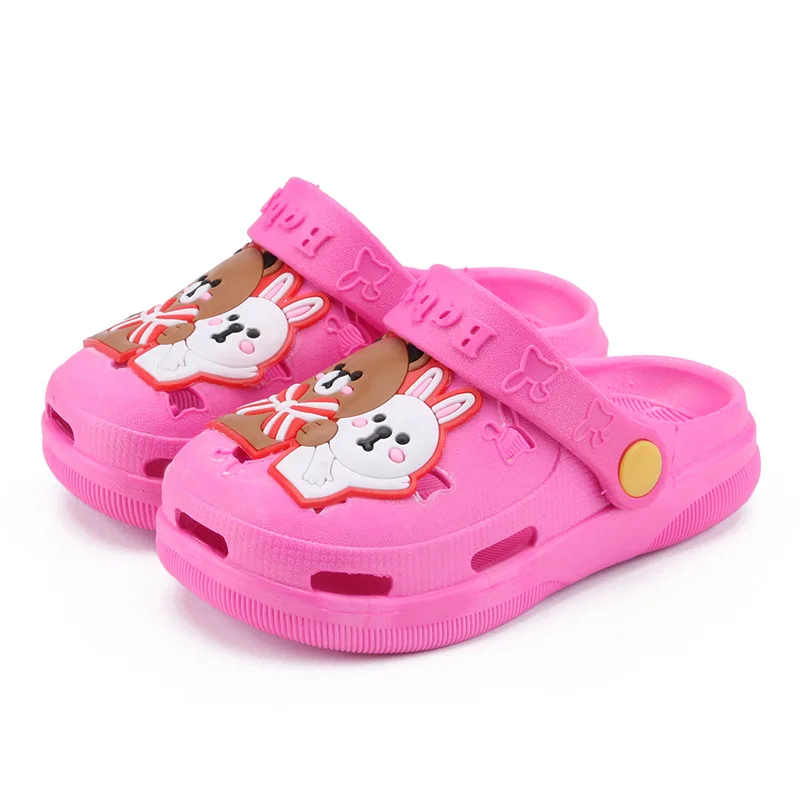 

2021 Children's Hole Shoes Summer Boys and Girls Slippers Children's Beach Shoes Girls Slippers Boys Slippers Baby Shoes-2