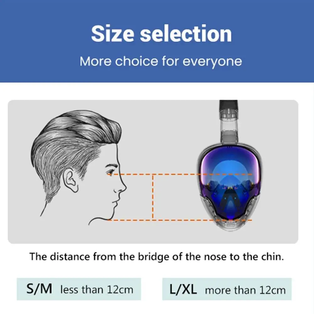 

New Women Men Diving Mask Scuba Mask Underwater Anti Fog Full Face Snorkeling Mask Kids Swimming Snorkel Diving Equipmen