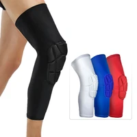fitness knee support compression elastic knee honeycomb pads sport leg brace running cycling basketball volleyball bodybuilding