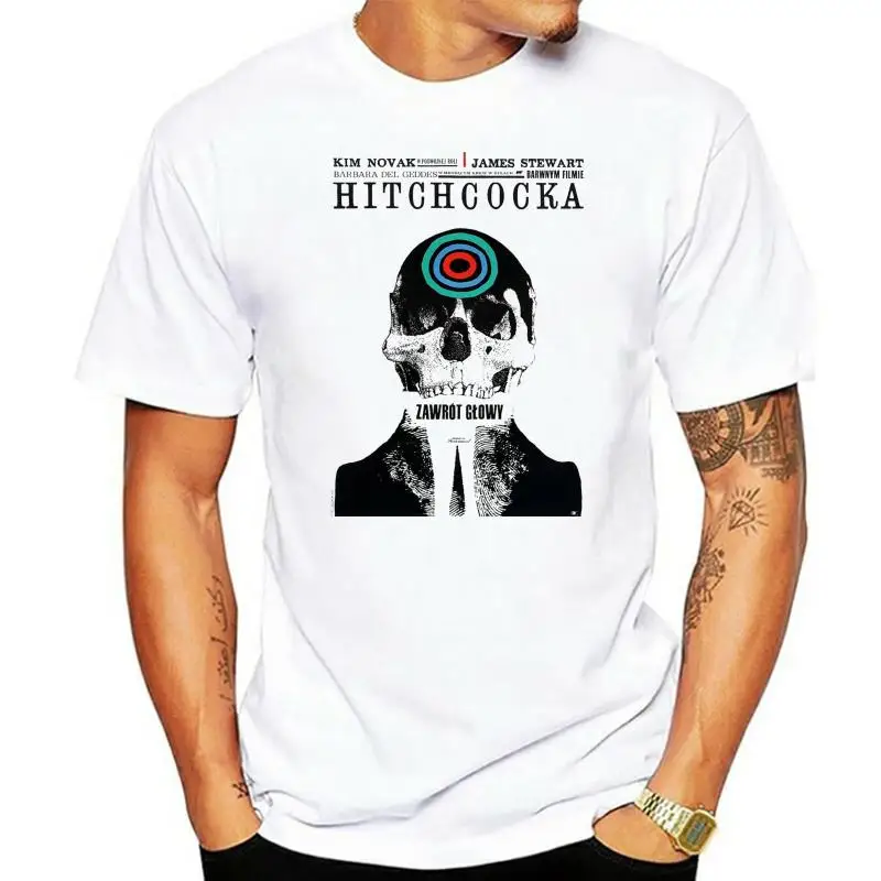 

Альфред Хичкок Вертиго Женская винтажная хипстерская футболка унисекс 973 футболка большой высоты