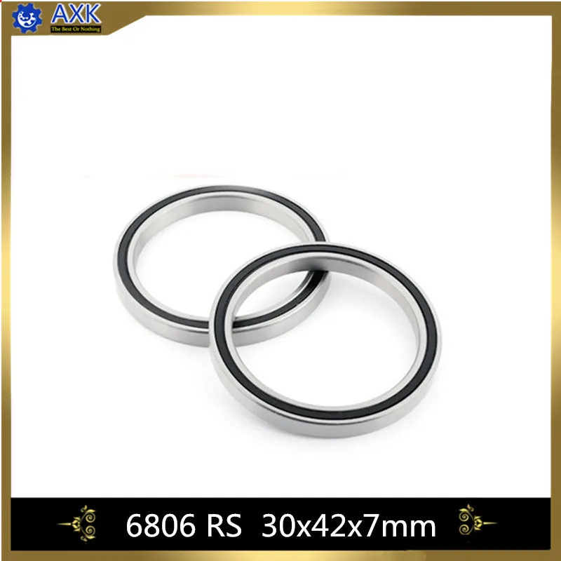 6806 2RS подшипник 10 шт. 30x42x7 мм ABEC 1 тонкие упорные шариковые подшипники 6806RS 61806