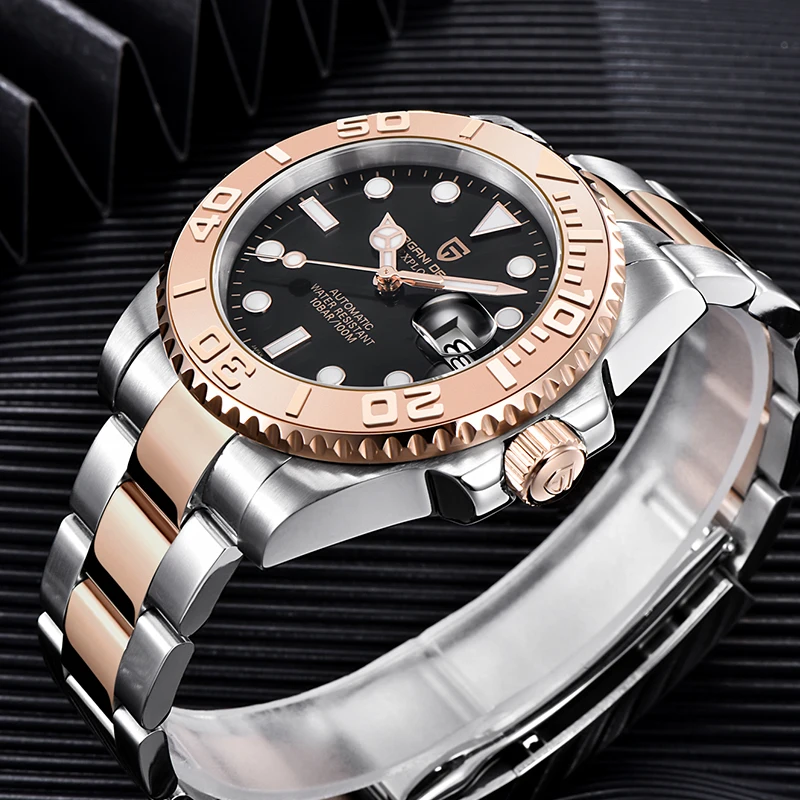 Часы наручные PAGANI Мужские автоматические дизайнерские механические деловые с