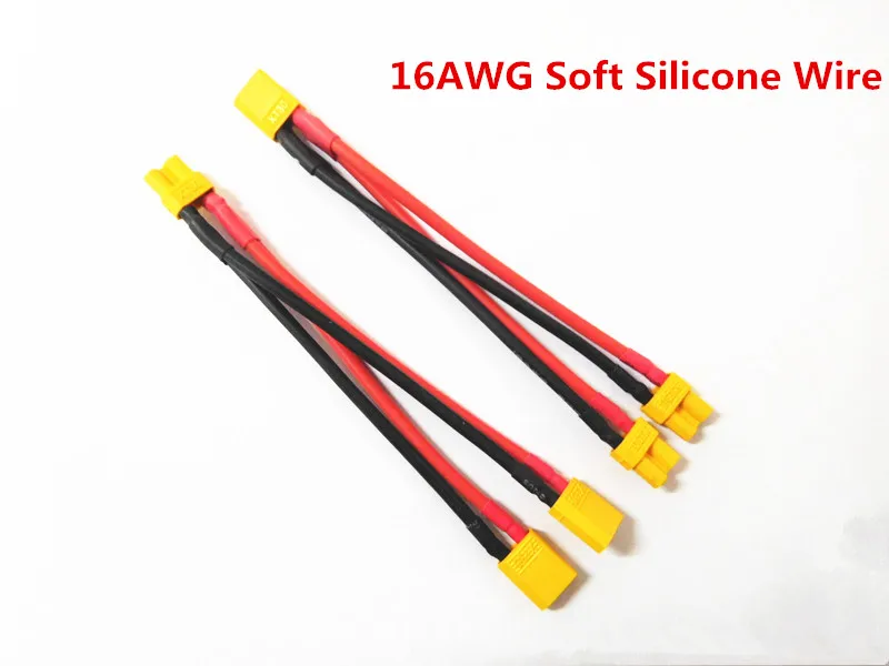 Параллельный разъем XT30 для аккумулятора параллельный кабель двойной удлинитель