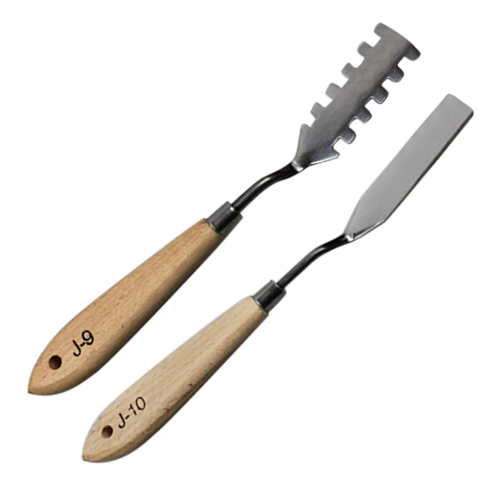 Скребок для палитры из нержавеющей стали набор ножей рисования масляная