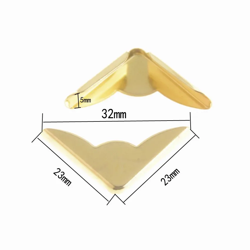 Бесплатная доставка 20 позолоченных книг Скрапбукинг Альбомы меню папки Угловые
