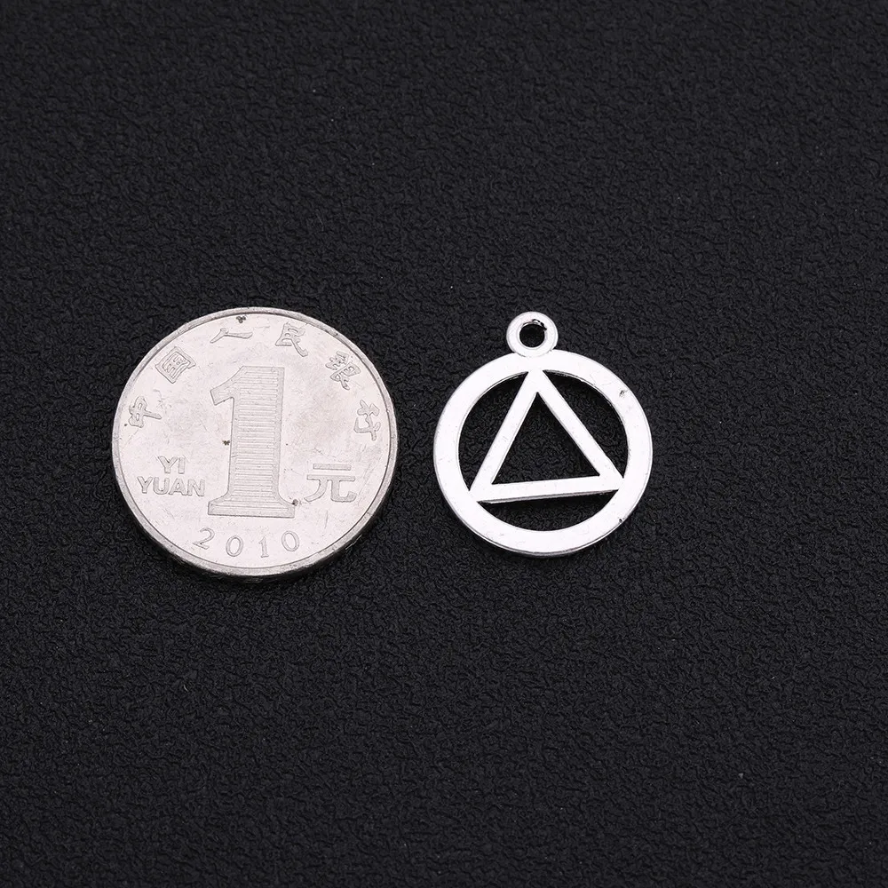 LIKGREAT Сакральная Геометрическая круглая треугольная алкоголичка Anonymous Charm Pendnat