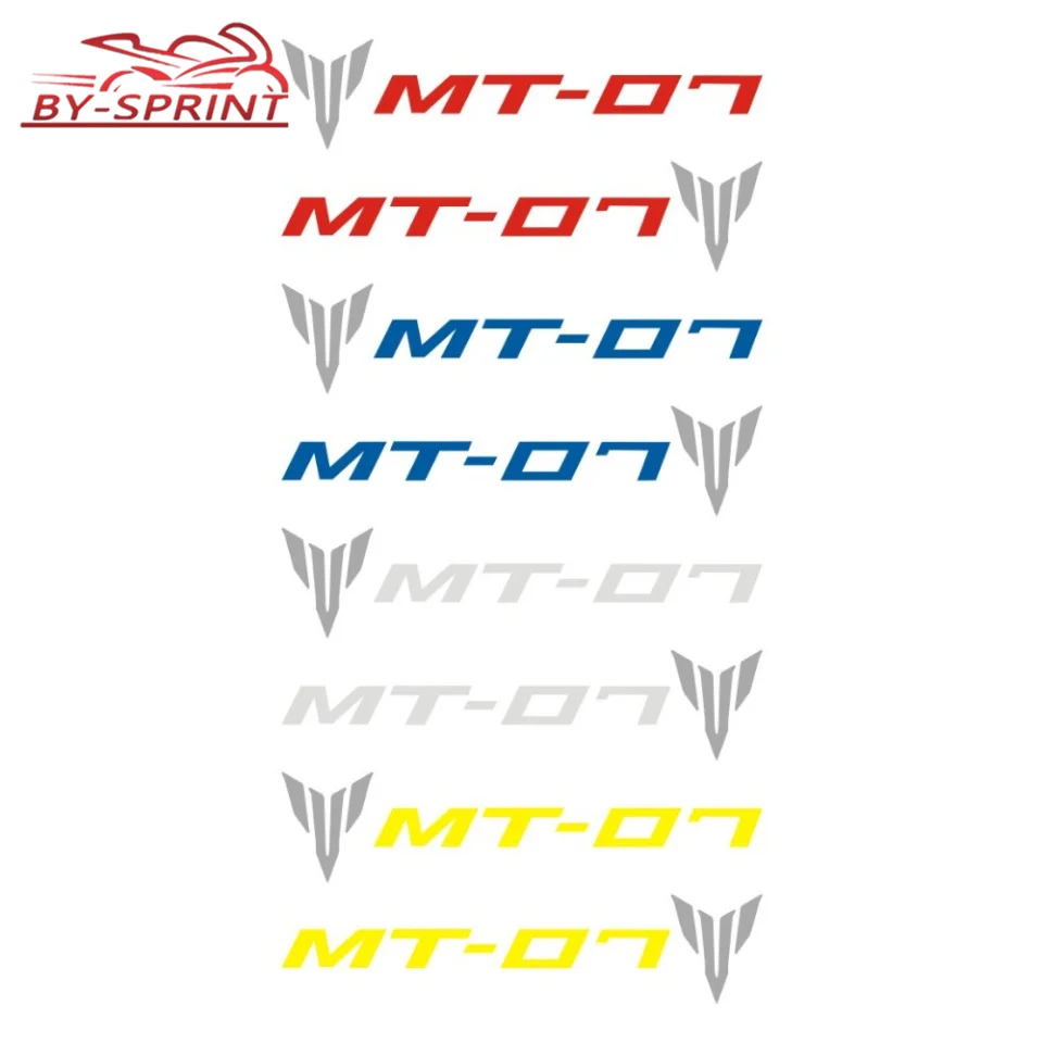 2 X украшения для мотоцикла универсальные наклейки эмблемы YAMAHA MT 07 MT07 mt 07|Наклейки