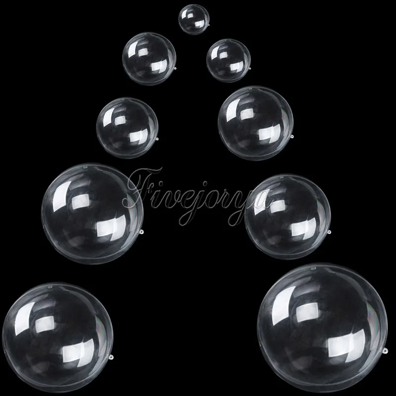 Прозрачная пластиковая подарочная коробка для конфет Заполняемые шарики