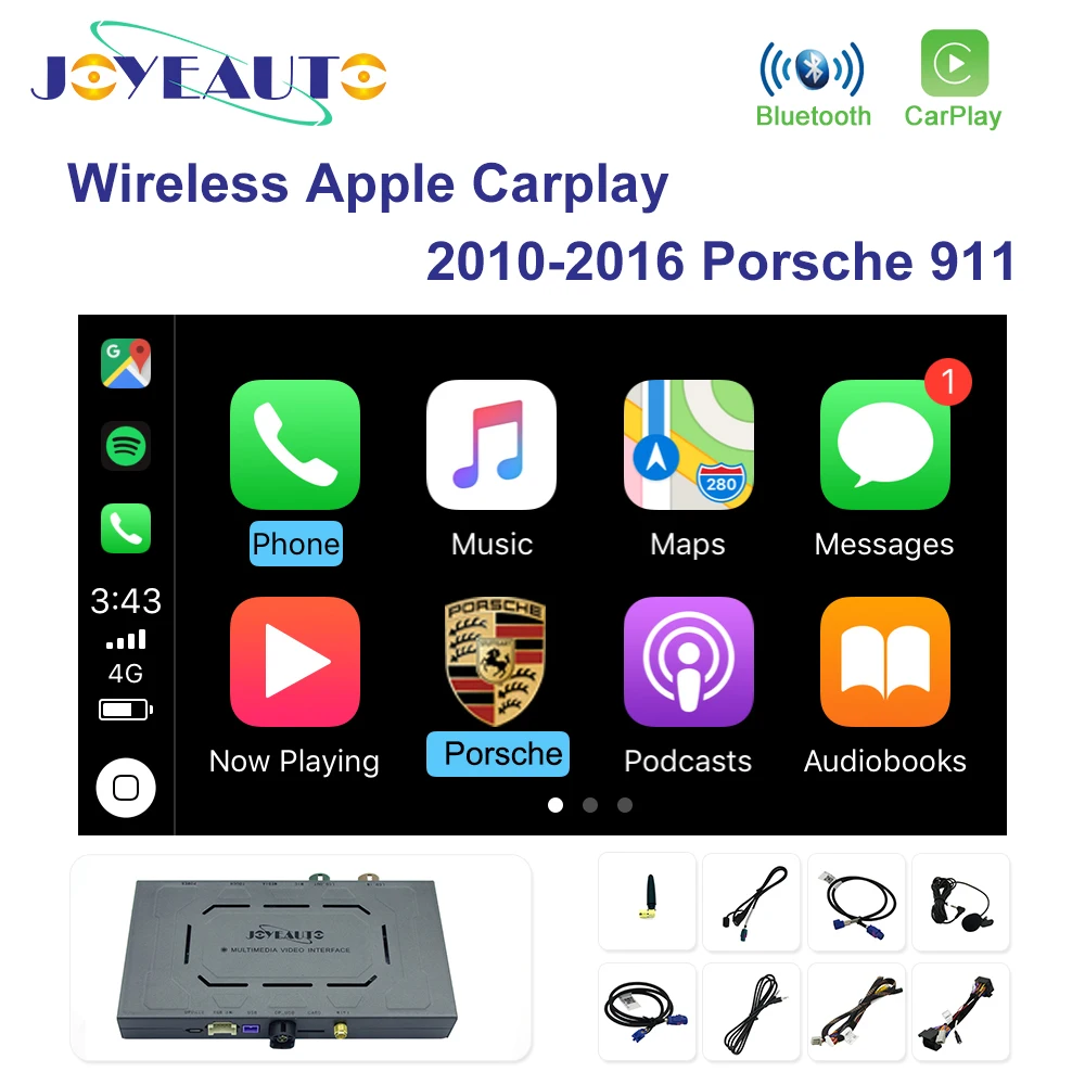 Joyeauto wifi PCM3.1 беспроводной Apple CarPlay для Porsche Cayenne Macan Cayman Panamera Boxster 911 Android/iOS зеркальное отображение/Авто