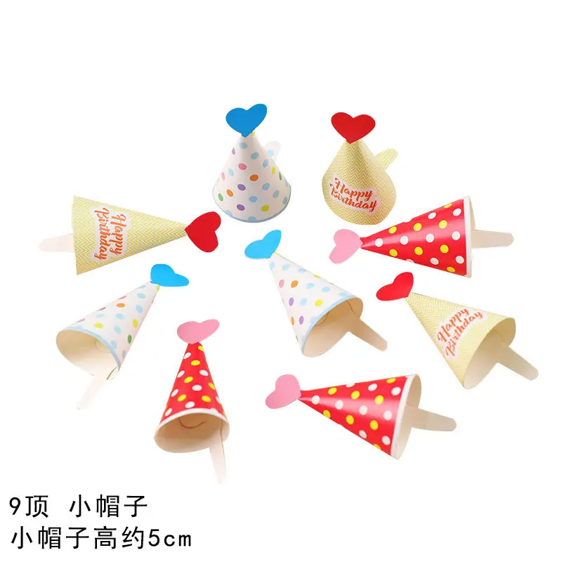 9 шт. миниатюрная шляпа на день рождения топперы для торта украшение своими
