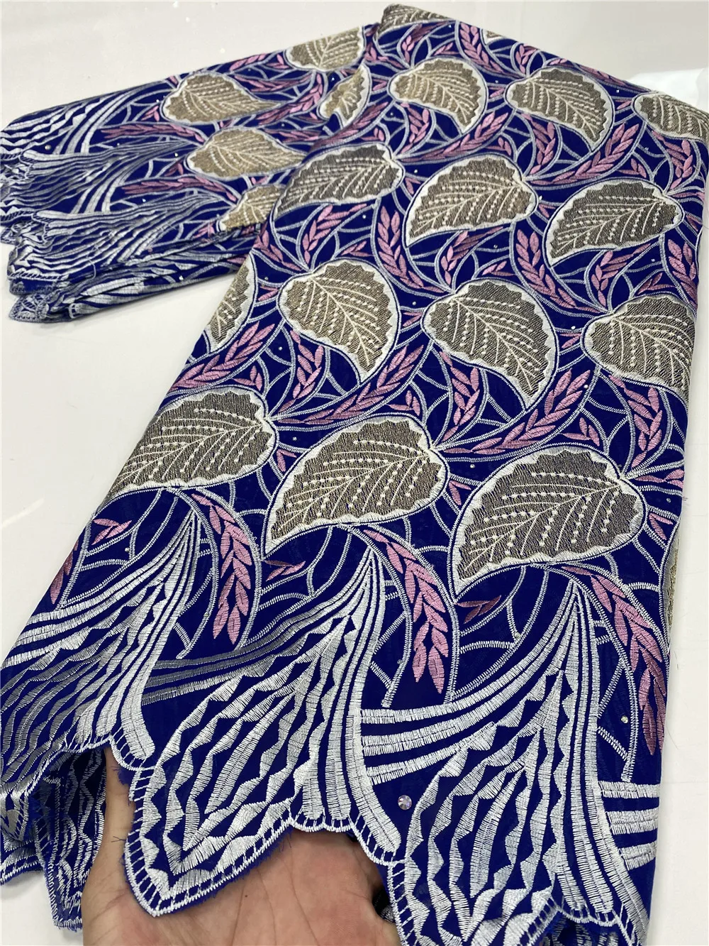 

Nigerian African Cotton Lace Fabric Fashion Swiss Voile Lace In Switzerland 2020 High Quality Dry Lace Material Sewing YA3533B-2