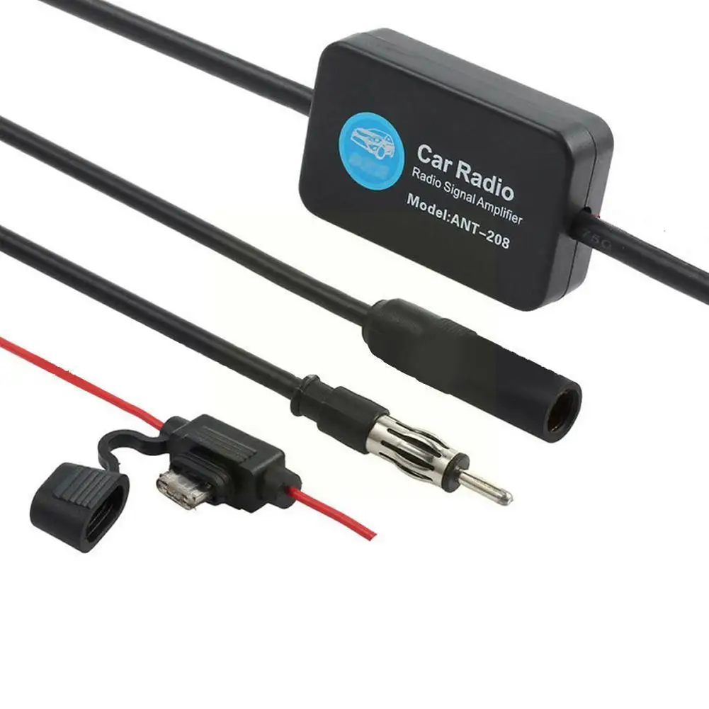 Автомобильная радиоантенна 12 В усилитель радиосигнала FM/AM бустер автомобильная