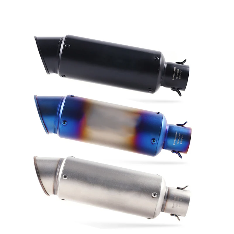 

Free Shipping Motorcycle Full System Exhaust Muffler Middle Link Pipe Slip On For Honda CB400 CB 400