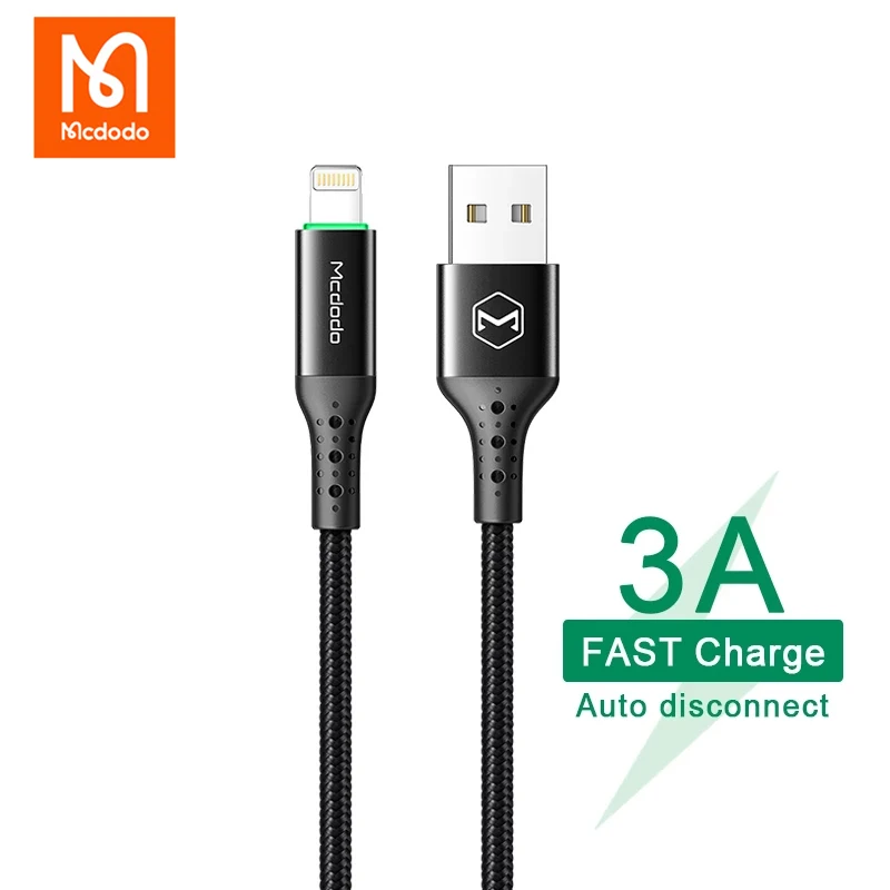 USB-кабель Mcdodo для iPhone 13/12/11 Pro Max/XS/XR/8/IPad/IPod/iOS | Мобильные телефоны и аксессуары