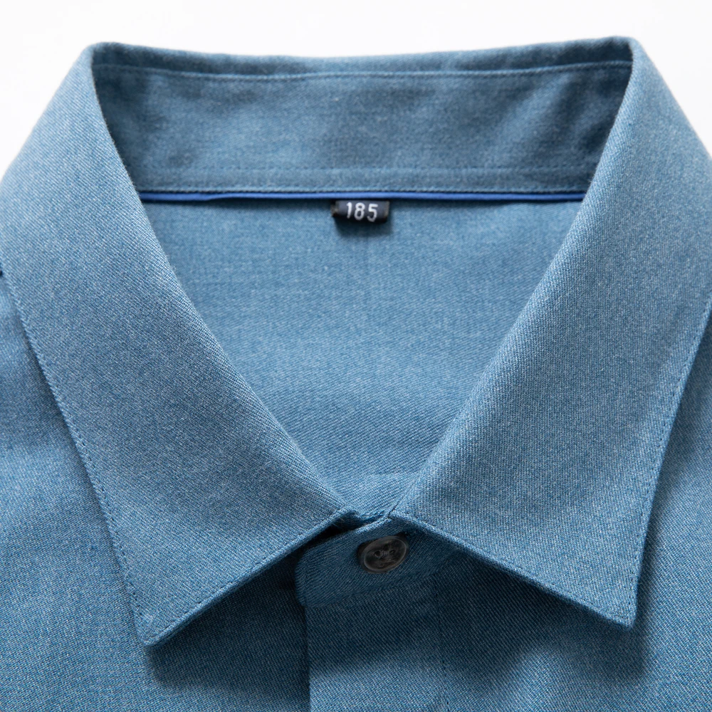 Брендовая мужская рубашка с длинным рукавом размера плюс 6XL 7XL 8XL