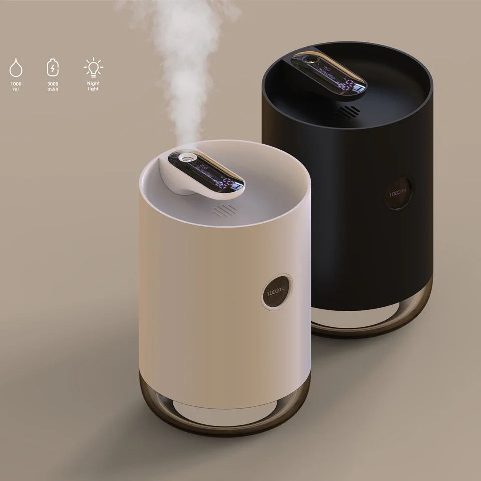 1000 мл увлажнитель воздуха на батарейках диффузор арома масла Мини Портативный