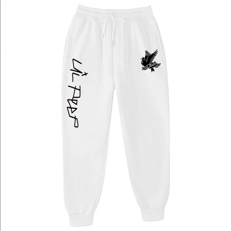 

Sports Pants Letter Printing Cotton Jogging Pants Men And Women High Waist Casual Hip Hop Fun Sports Pants Loose Snake Shape
