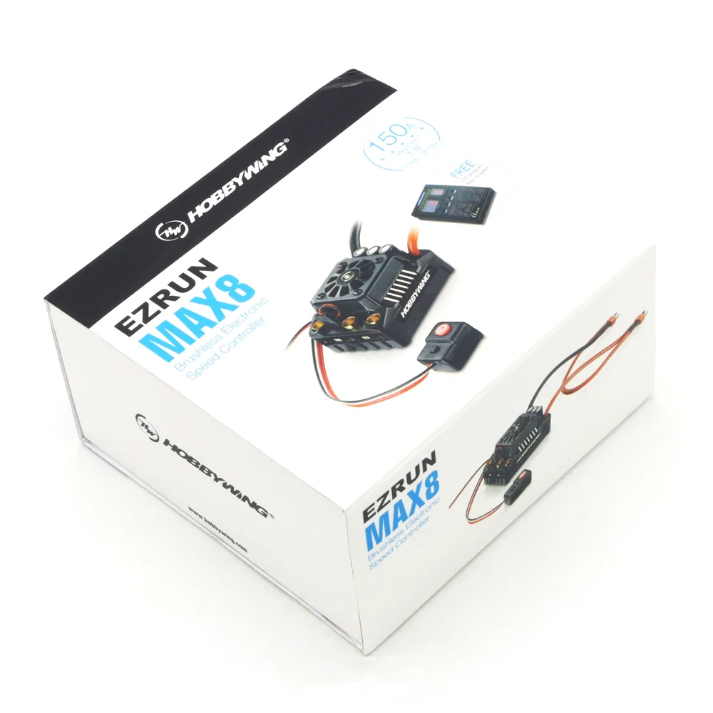 Hobbywing EZRUN Max8 V3 150A водонепроницаемый бесщеточный ESC TRX Разъем для RC 1/8 Traxxas E-REVO Traxxas Summit HPI Savage Thunder Tiger