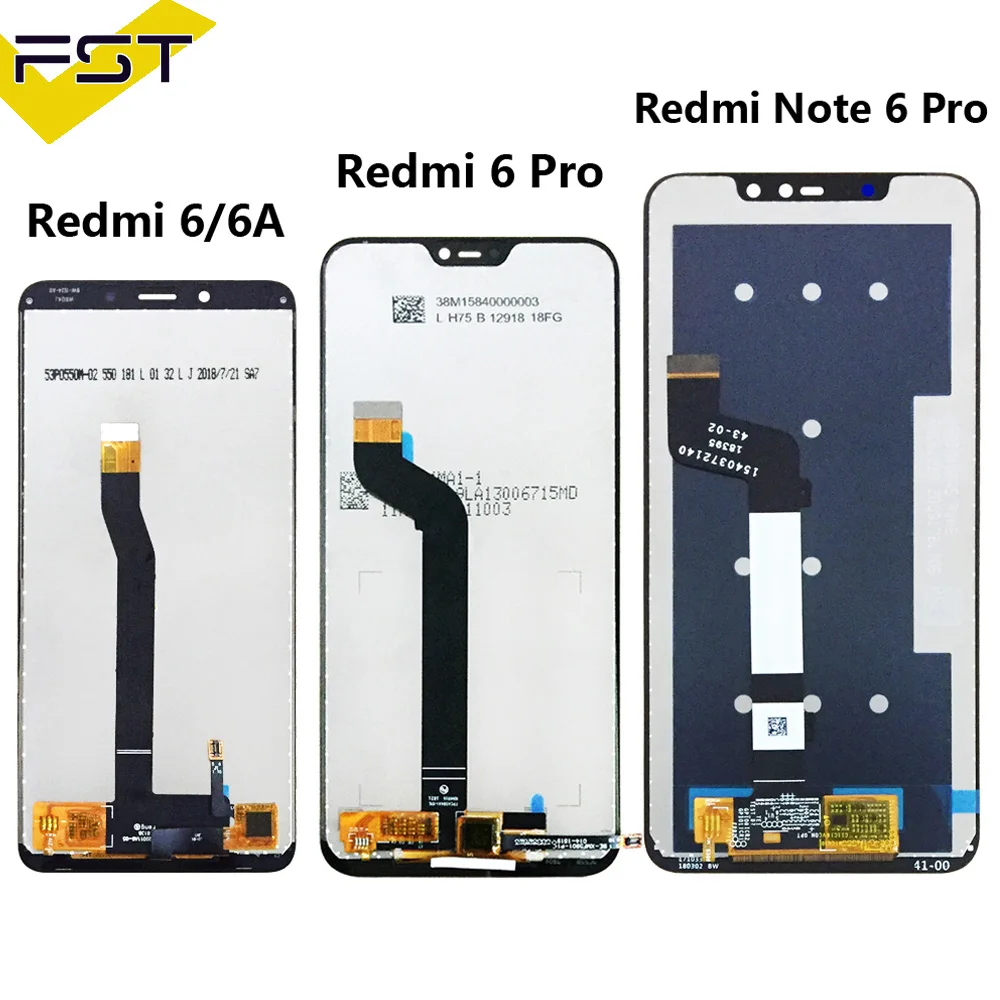 Дисплей для Xiaomi Redmi Note 6 Pro 6A|Экраны мобильных телефонов| |