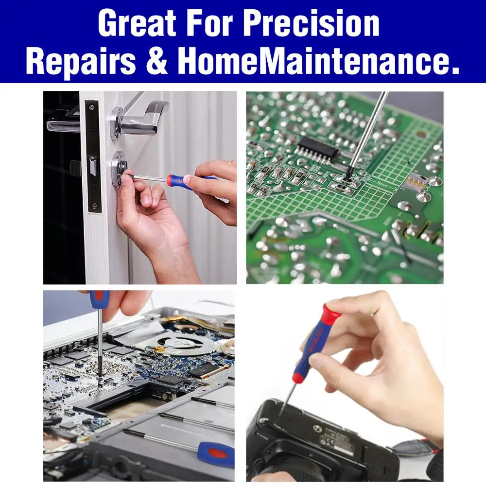 WORKPRO 100 Набор отверток для ПК с набором бытовых инструментов прецизионные