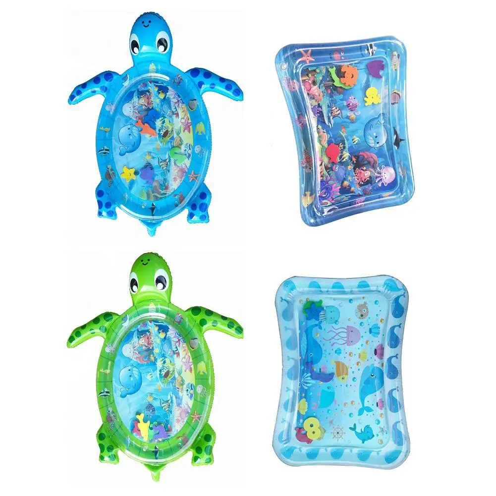 

Thickening Inflatable Tortoise Ice Mattress Environmentally Friendly PVC Water Pad Baby Game pad