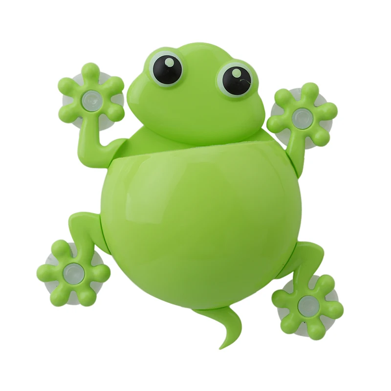 1 шт. силиконовый держатель для зубной щетки в виде лягушки детей семейный набор