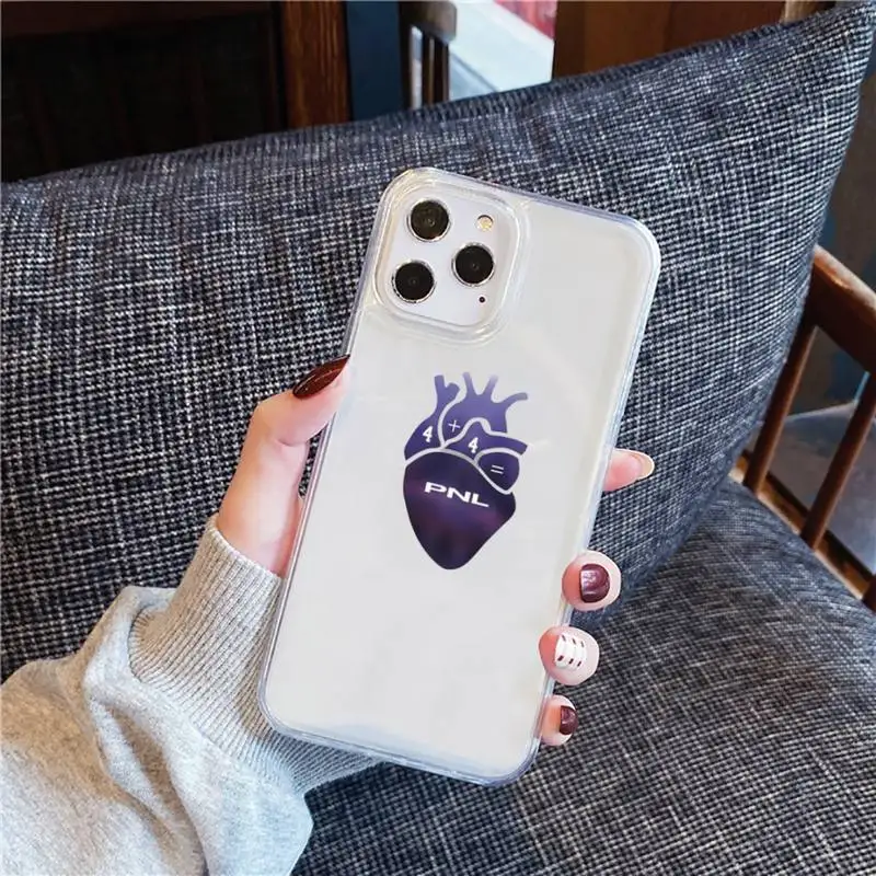 

PNL QLF Rapper popular Hip hop Phone Case Transparent for iPhone Samsung A S 11 12 6 7 8 9 30 Pro X Max XR Plus lite Design