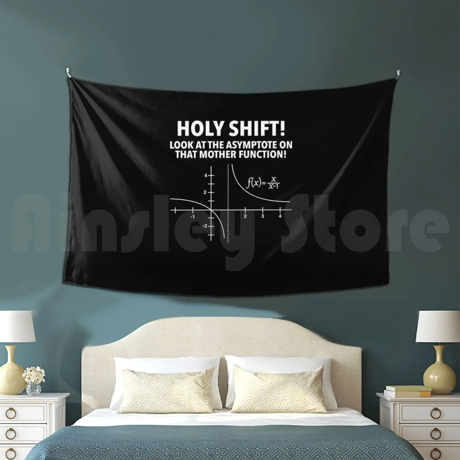 

Коврик Holy Shift с изгибами и функциями, гобелен для математики, для гостиной, спальни, для любителей математики, студентов