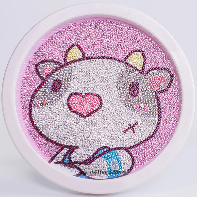 

Cartoon Animal Children Diy 5d Diamond Painting Full Circle Diamond Embroidery Rhinestone Cross Stitch Set Children's Painting