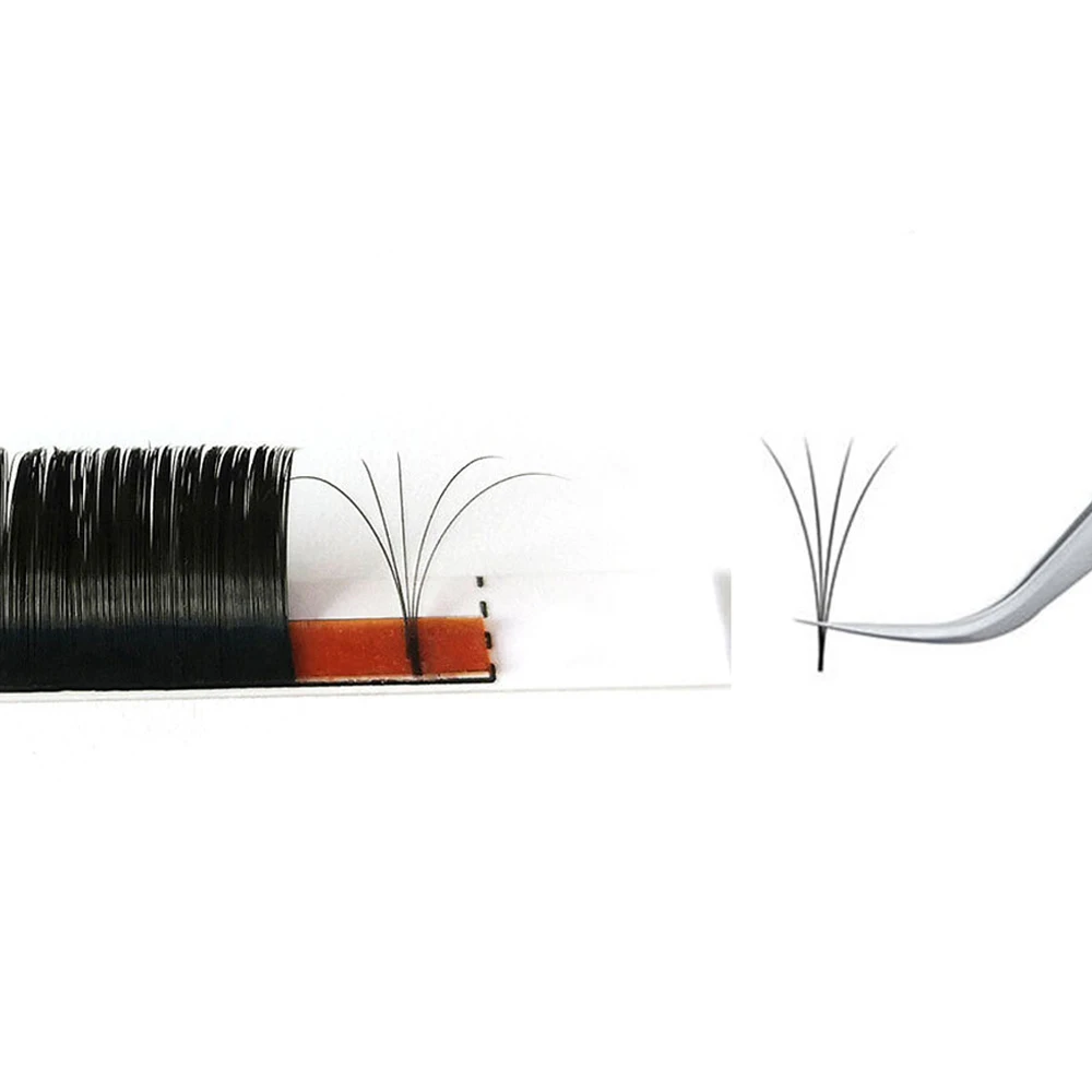 

16Rows 22MM Super Long Auto Fans Camellia Individual Eyelashes Blooming Volume Lashes Easy Fanning False Eyelash Extension Tool