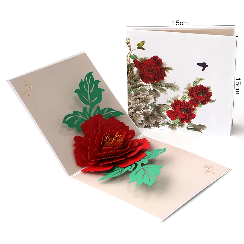 3D всплывающие вечерние открытки на день рождения приглашения Рождество День