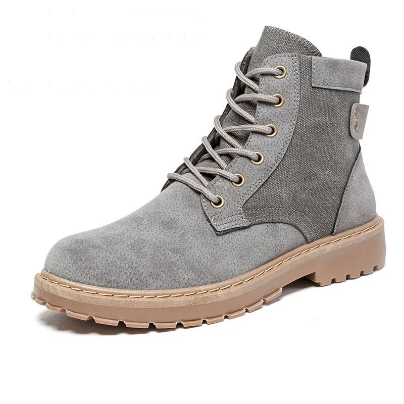 Осенние ботинки мужские военные Полусапоги Хорошего Качества Удобные Модные