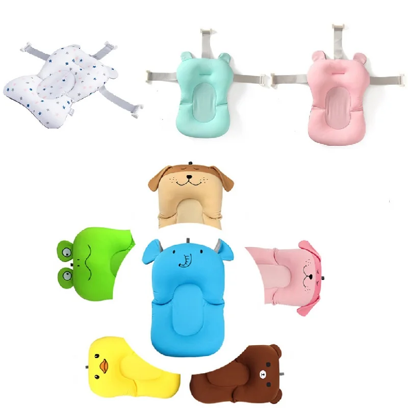 Новорожденный детский коврик для ванной складная подушка душа нескользящий