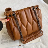 designer padded handbags and purses luxury quilted shoulder bag brands chains crossbody bags for women 2022 ladies square tote