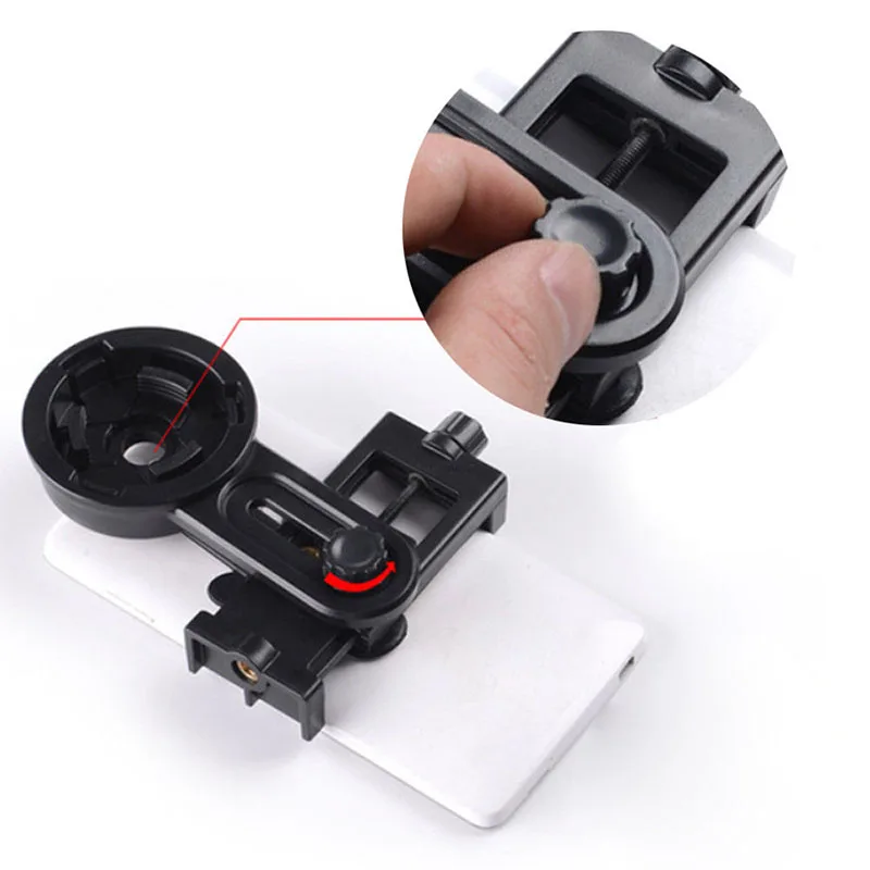 Пластиковый адаптер для крепления смартфона подходит бинокулярного