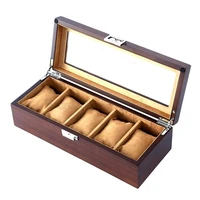 luxury old elm pure solid wood skylight watch box mechanical watch display collection storage box jewelry storage msbh006