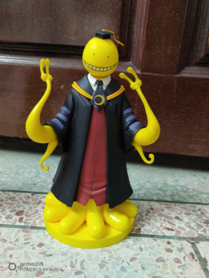 Assassinio Aula DXF Originale Pacchetto Allentato Figura Korosensei Shiota Akabane аниме 17 экшн ПВХ фигурка Da Collezione игрушка - Цвет: Черный